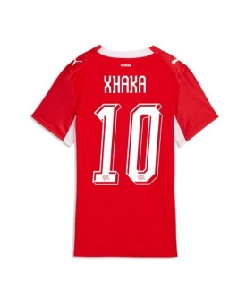 Billige Fotballdrakt Sveits Granit Xhaka #10 Replika Hjemmedrakt Dame VM 2026 Kortermet Billige Fotballdrakt Sveits Granit Xhaka #10 Replika Hjemmedrakt Dame VM 2026 Kortermet
